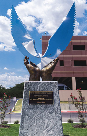 Wings of Hope, Hands of Healing statue