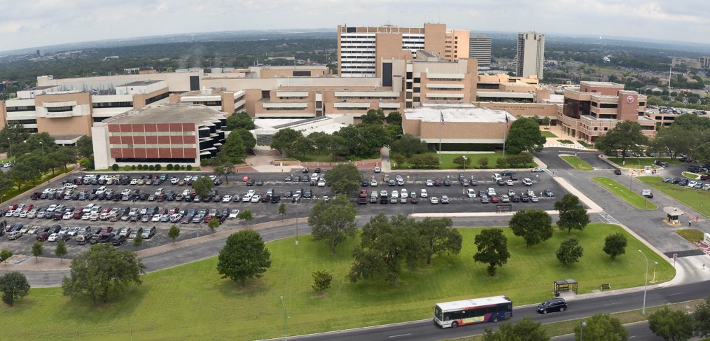 panoramic image of UT Health SA campus