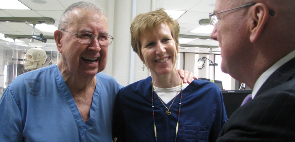 Dr. Barnett and UT Health SA faculty members