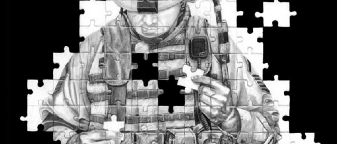 Artwork by Cody Vance, PTSD artwork puzzle