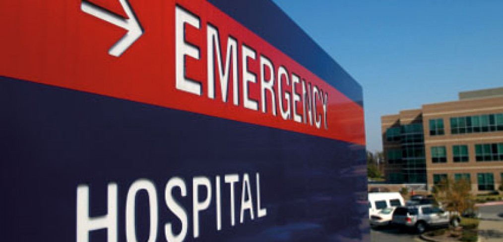 Emergency Room hospital sign