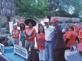 UT Health Science Center Fiesta Parade float