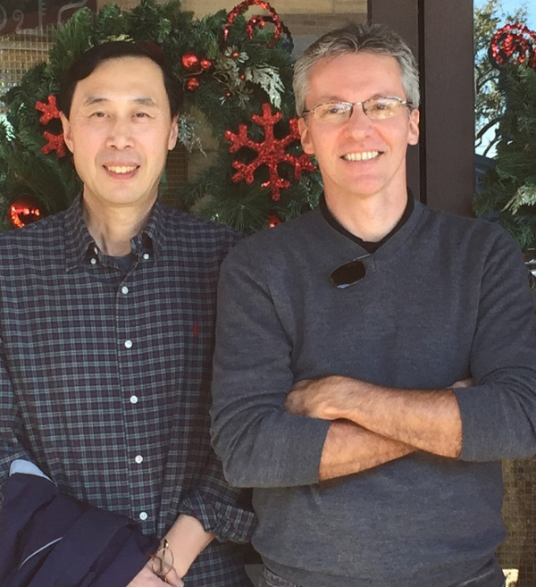 Dr. An-Ping Lin and Dr. Ricardo Aguiar are the first and senior authors, respectively, of the manuscript that described the discovery of an unexpected role for the enzyme D2HGDH in human cancer.