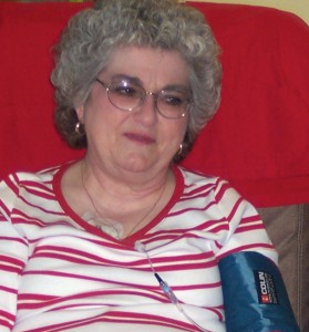 Carolyn Boone travels from Dallas to the CTRC every three weeks for intravenous treatment. "I continue to live life one day at a time."