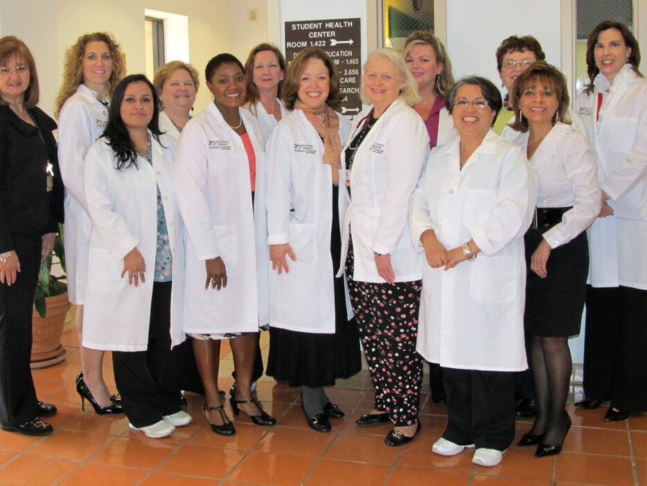 School of Nursing faculty nurse practitioners lead an manage the clinics. They have the authority to write prescriptions, and are nationally certified in their specialities and licensed by the Texas Board of Nursing.