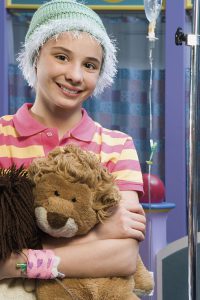 girl in hospital