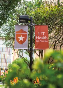 New UT Health San Antonio banners