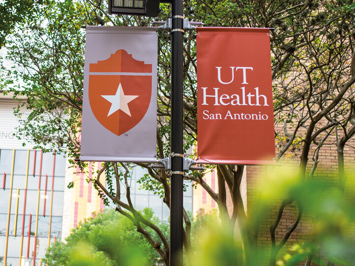 New UT Health San Antonio banners
