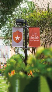 new UT Health San Antonio banners