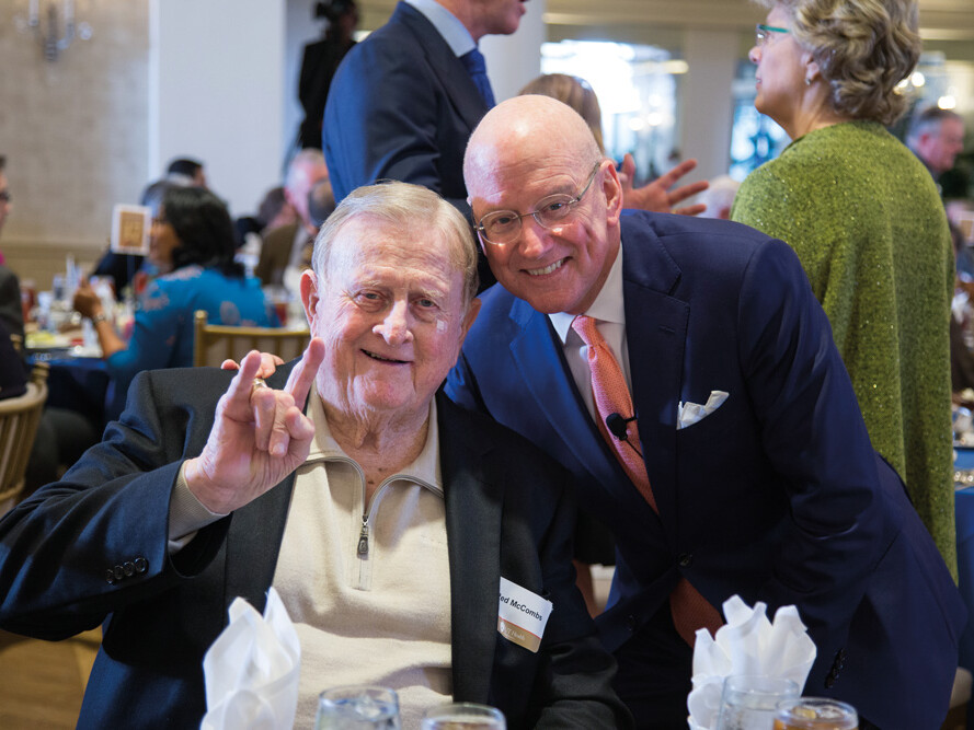 William L. Henrich, M.D., MACP, and Red McCombs