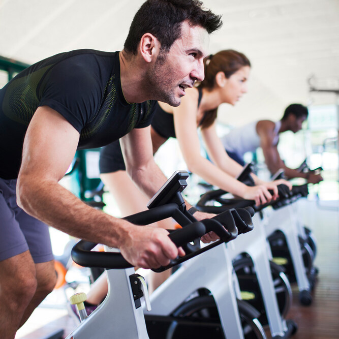 adults exercising