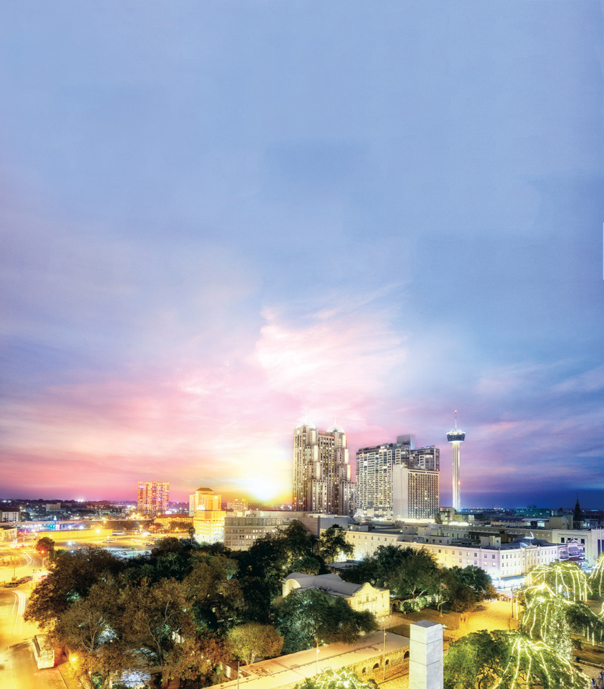 skyline of downtown San Antonio