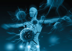 image of body attacked by virus