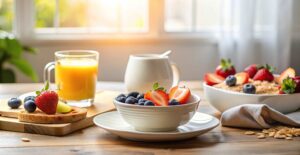 Healthy breakfast