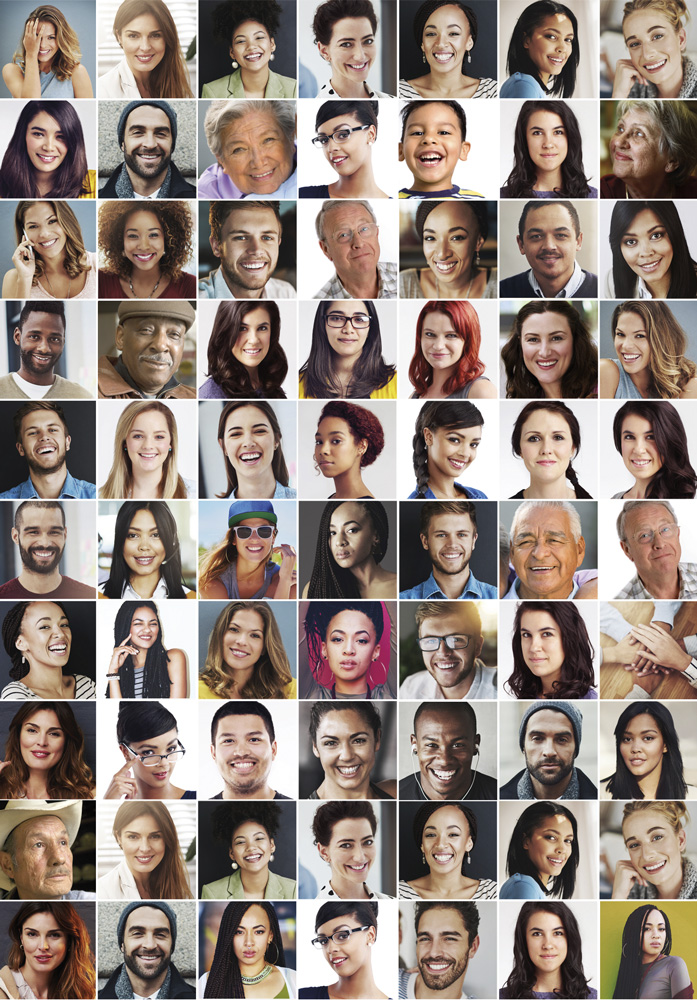 many faces