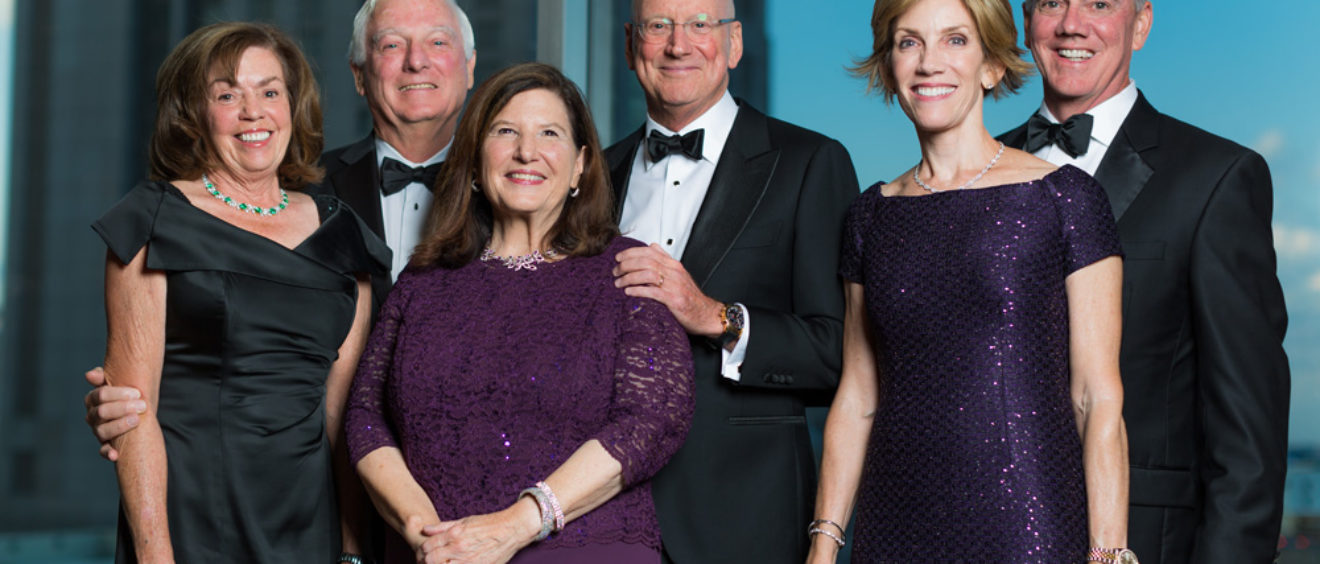 Margie and Bill Klesse, Mary Henrich and President William L. Henrich, M.D., MACP, and honorees Lacie and Joe Gorder visit at the 2017 UT Health San Antonio President’s Gala.