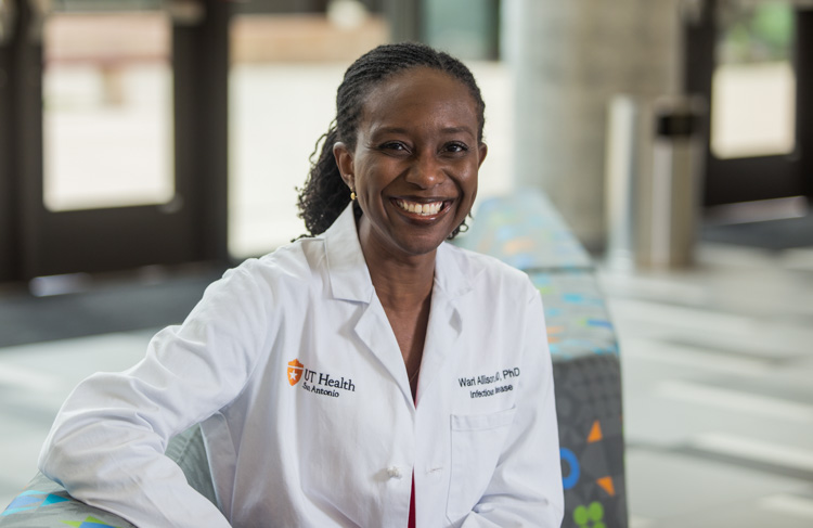 Waridibo Allison, M.D., Ph.D., an infectious disease physician-researcher, studies HIV, Hepatitis C and Human Papillomavirus. She stresses the need for people to be screened and diagnosed so they can begin medical treatment.