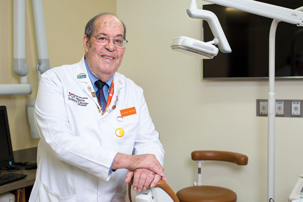 Glenn Walters, D.D.S., associate professor of endodontics, is in his 46th year of teaching endodontics at the School of Dentistry.