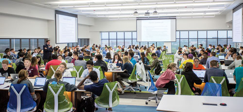 Classrooms in the Academic Learning & Teaching Center