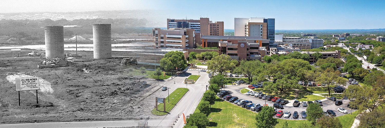 Aerial photo of UT Health San Antonio