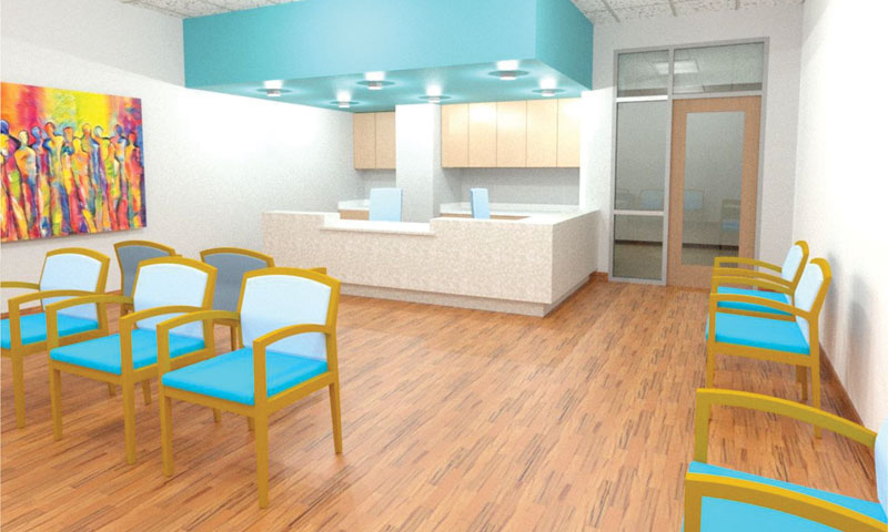 Artist's rendition of Special Needs clinic