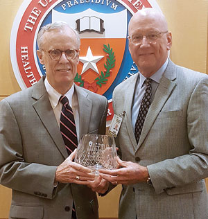 William L. Henrich, M.D., MACP recognizes Dr. Dodge for 40 years of service