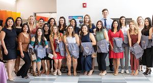 The dental hygiene Class of 2021