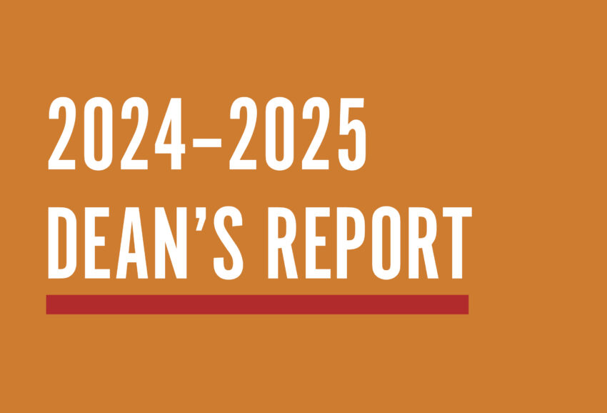 2024–2025 Dean's Report
