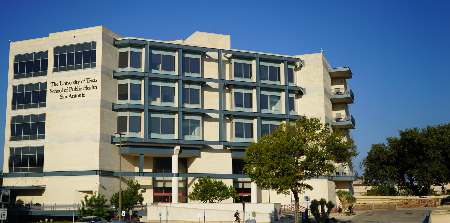Front of public health building